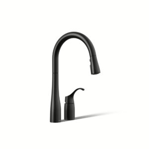 Kohler 647-BL | Simplice Black SIMPLICE® PULLDOWN KITCHEN FAUCET