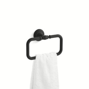 Kohler 72571-BL | Artifacts Black ARTIFACTS® TOWEL RING