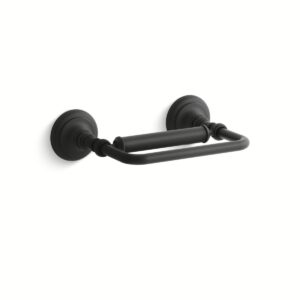 Kohler 72573-BL | Artifacts Black ARTIFACTS® PIVOTING TOILET PAPER HOLDER