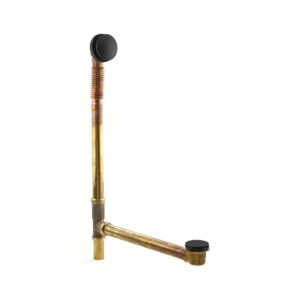 Kohler 7265-BL | Clearflo Black CLEARFLO™ BRASS TOE TAP BATH DRAIN