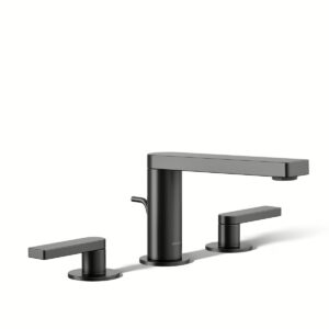 Kohler 73060-4-BL | Composed Black COMPOSED™ WIDESPREAD FAUCET, LEVER