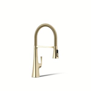 Kohler 22061-AF | Graze Gold GRAZE® MEDIUM SEMI-PRO KITCHEN FAUCET