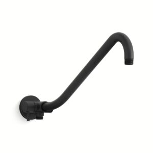 Kohler 76337-BL | Black GOOSENECK RAINHEAD ARM W/ 2WAY DIVERTER