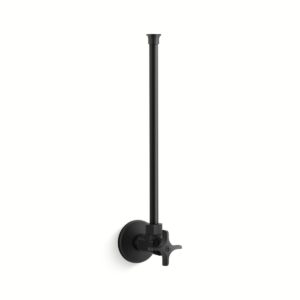 Kohler 7638-BL | Black TOILET SUPPLY 1/2 W/STOP