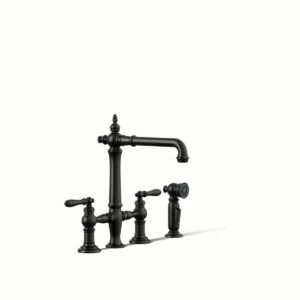 Kohler 76519-4-BL | Artifacts Black ARTIFACTS® BRIDGE FCT PRIMARY W/LEVER