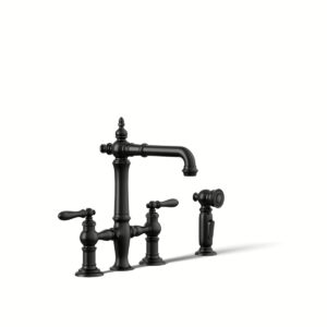 Kohler 76520-4-BL | Artifacts Black ARTIFACTS® BRIDGE FCT SECONDARY W/LEVER