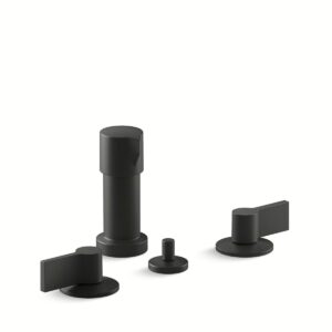 Kohler 77983-4-BL | Components Black COMPONENTS™ 2H 8 WDSPRD BID FCT