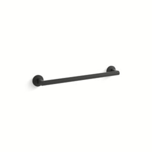 Kohler 78372-BL | Components Black COMPONENTS® 18” TOWEL BAR ASSEMBLY