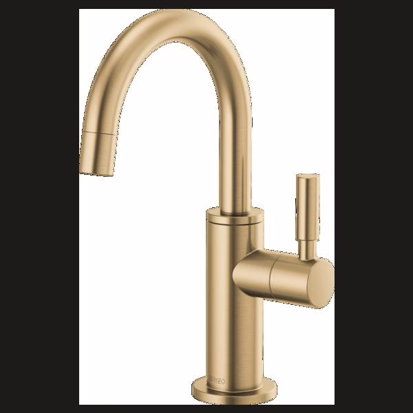 Brizo Euro 61320LF-C-GL Beverage Faucet 5" Arc 1H W/1-Lever Gold