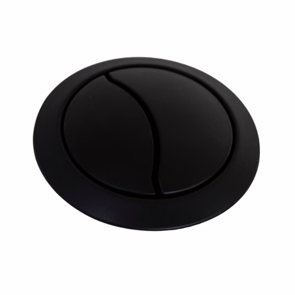 Caroma B5502MB Button Kit Round DF Black