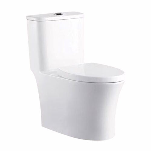 Luxart LX710W Toilet Elongated 1PC Top-Button 1.28 GPF W/12" RI Siphon Jet White