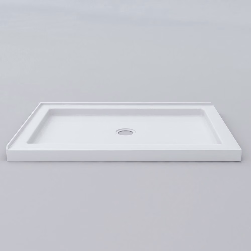 60172A SHWR BASE DT 60x42 LH LOW PRO WHT