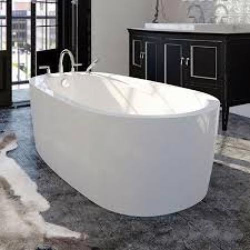 Neptune Vapora VA3660F1 16.19416.0000.10 Bathtub 60" x 36" Acrylic Oval Freestanding White