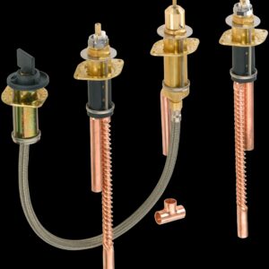 Brizo R64707 Rough-In 5/8" 4H F/2-Handle Roman Tub Filler W/Hand Shower