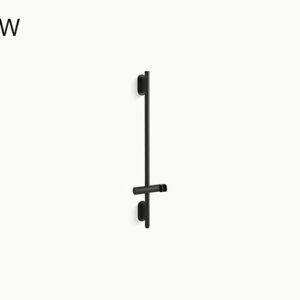 Kohler Statement 26314-BL Slide Bar 32" W/Supply Black