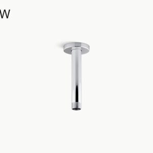 Kohler Statement 26320-CP Shower Arm 6" 1F F/Rainhead W/FLG Chrome