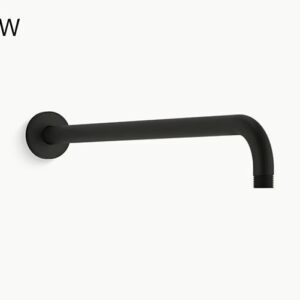 Kohler Statement 26307-BL Shower Arm 19" 1F F/Rainhead Black