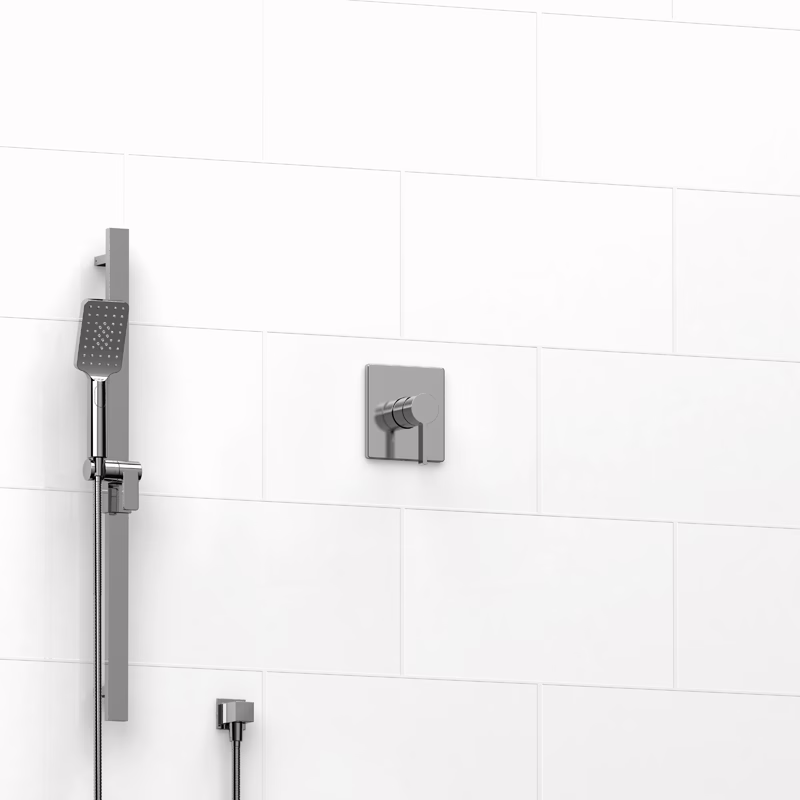 Riobel Paradox PXTQ54C-SPEX Shower Set Pressure Balance W/1-Lever Rail Chrome