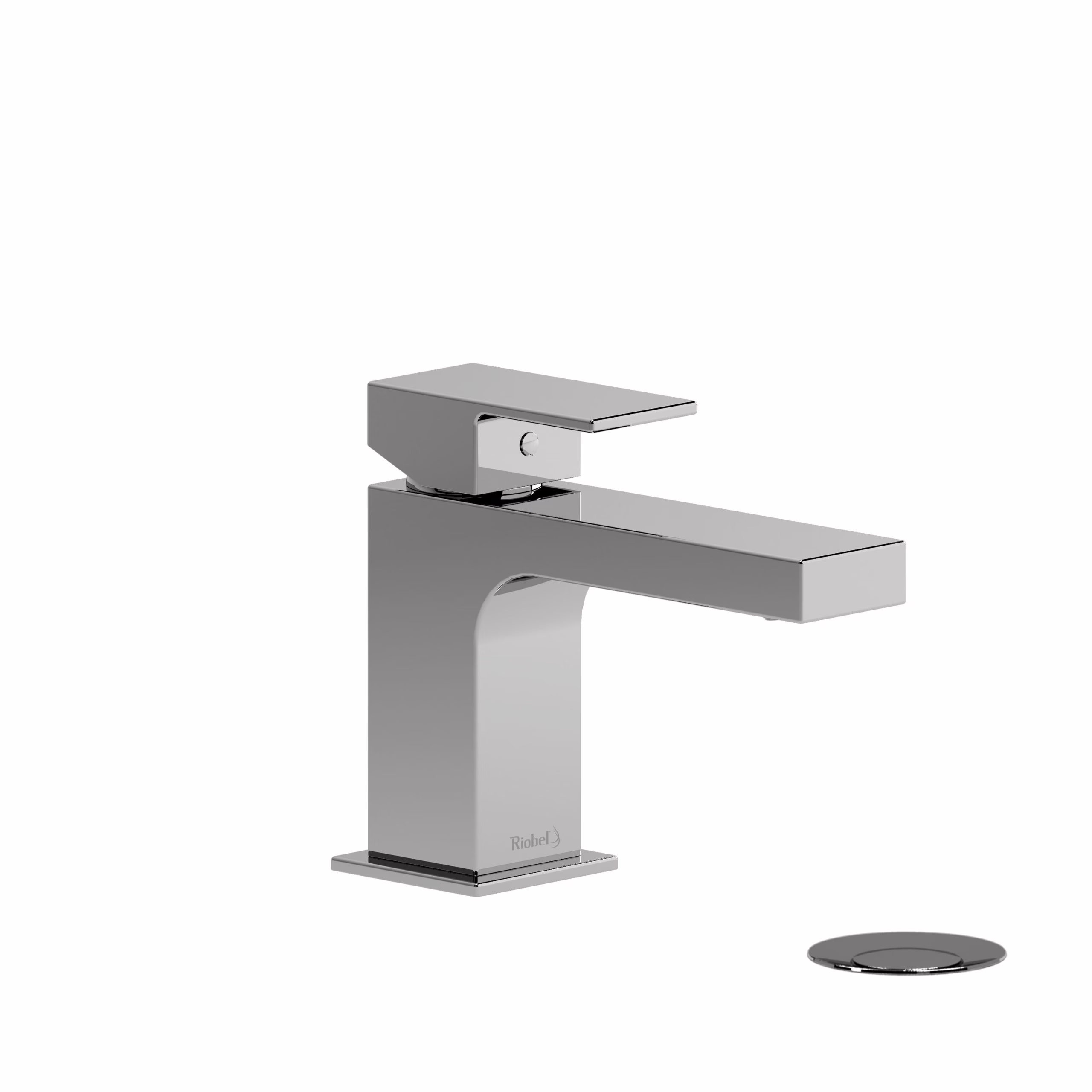 Riobel Pro Quadrik QAS01C Lavatory Faucet 3-1/2" Deck-Mount 1H 1.20 GPM W/1-Lever Push Chrome