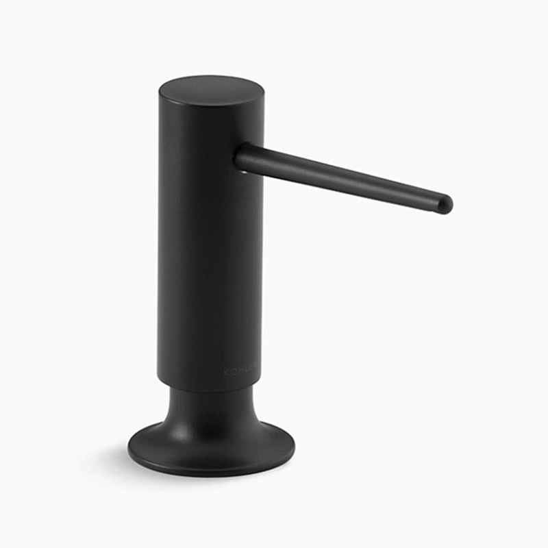 Kohler 1995-BL Soap Or Lotion Dispenser Black Contemporary