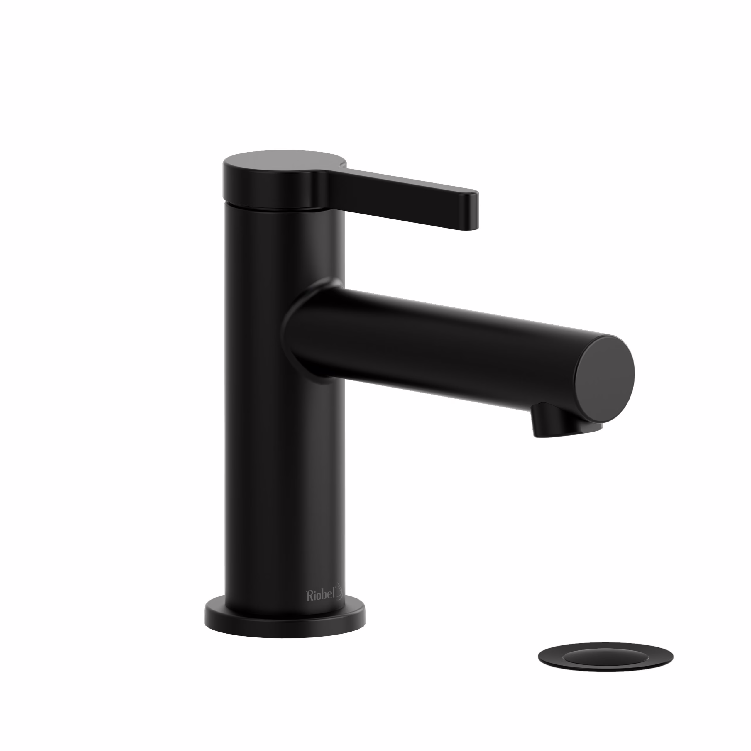 Riobel Pro Conik COS01BK Lavatory Faucet 5-1/2" Deck-Mount 1H 1.20 GPM W/1-Lever Push Black