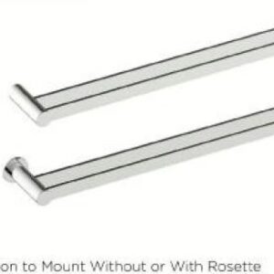 Porto 12" Towel Bar - Polished Chrome