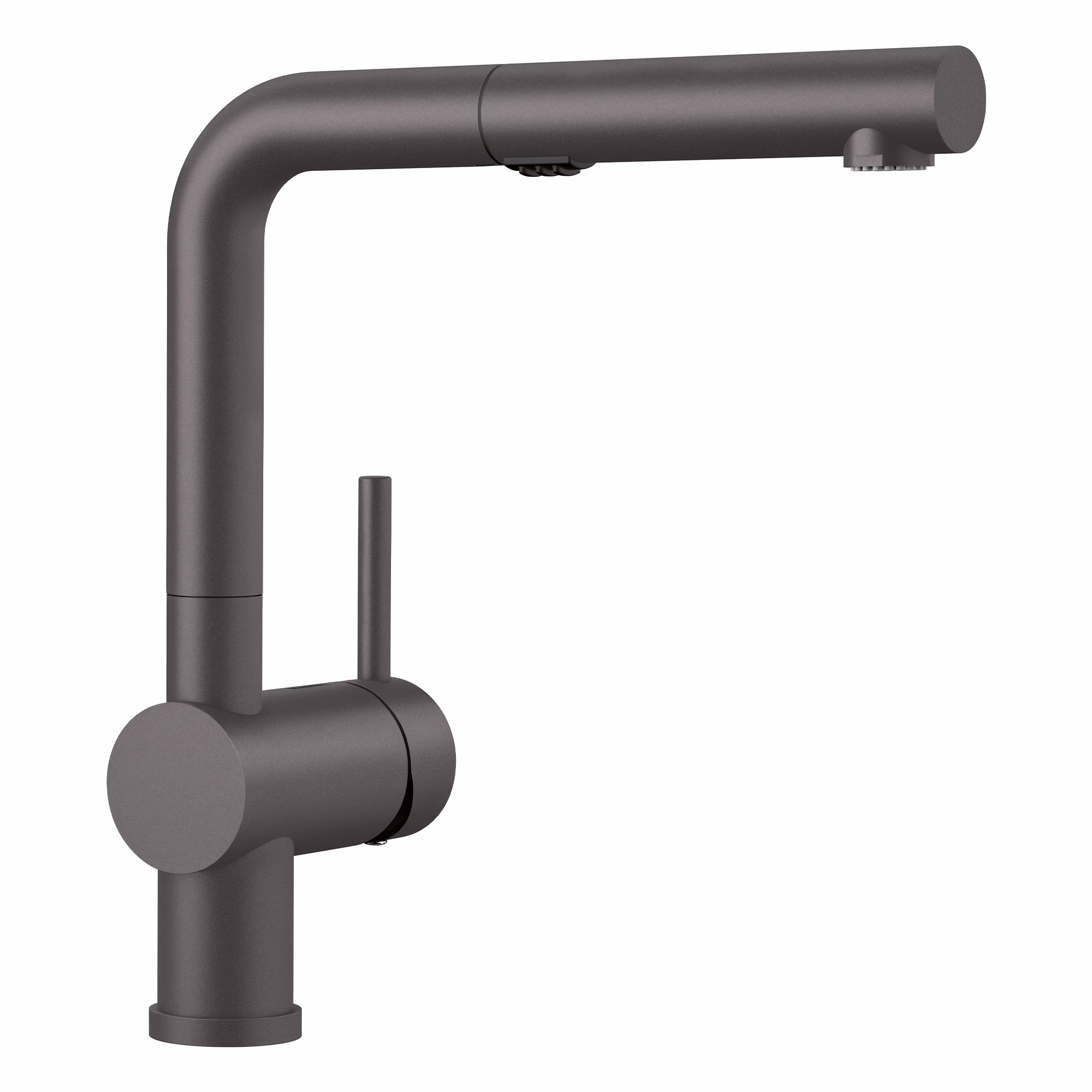Linus Low Arc Pull-Out Dual-Spray Kitchen Faucet - Cinder