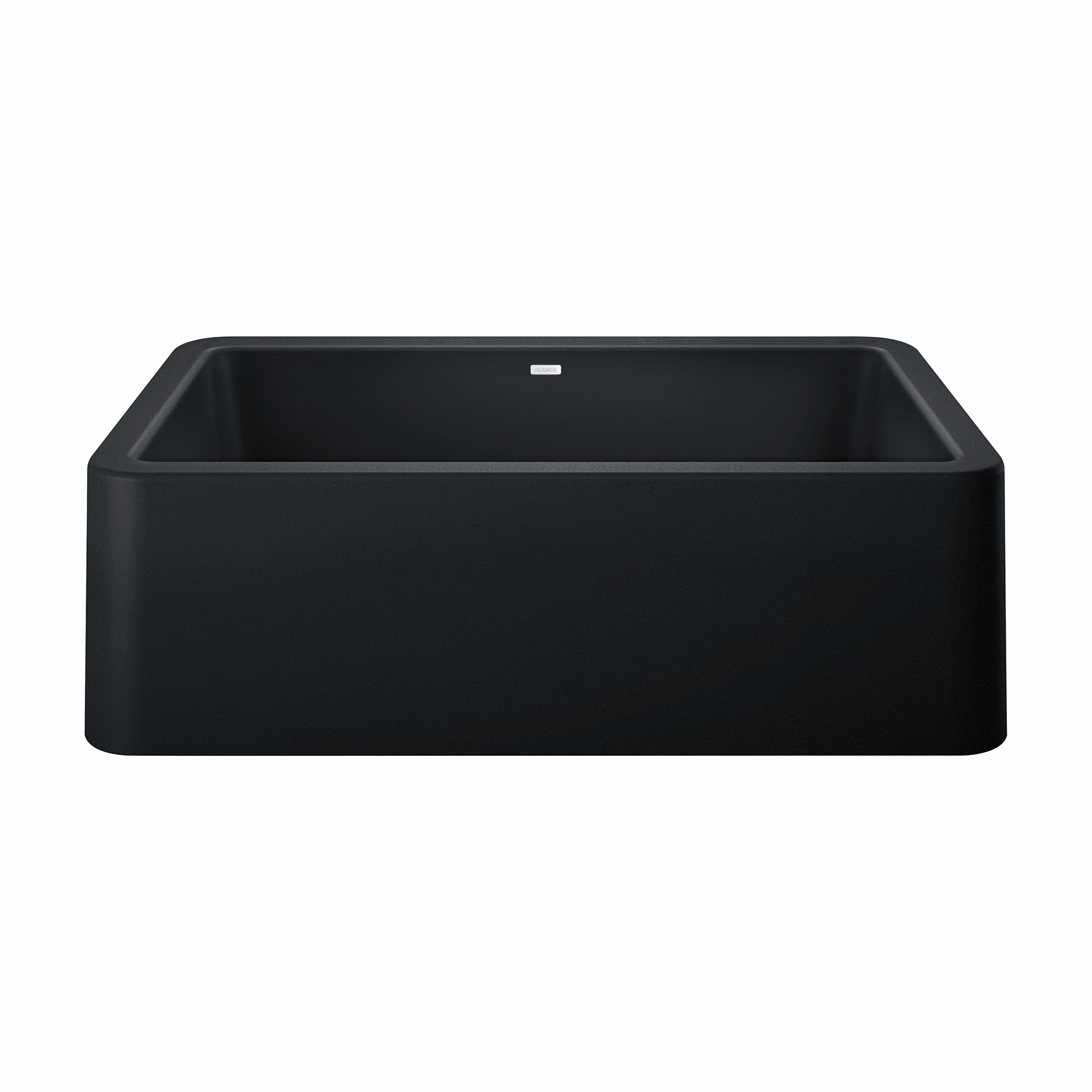 Ikon SILGRANIT 33" Single Bowl Apron-Front Farmhouse Sink - Coal Black