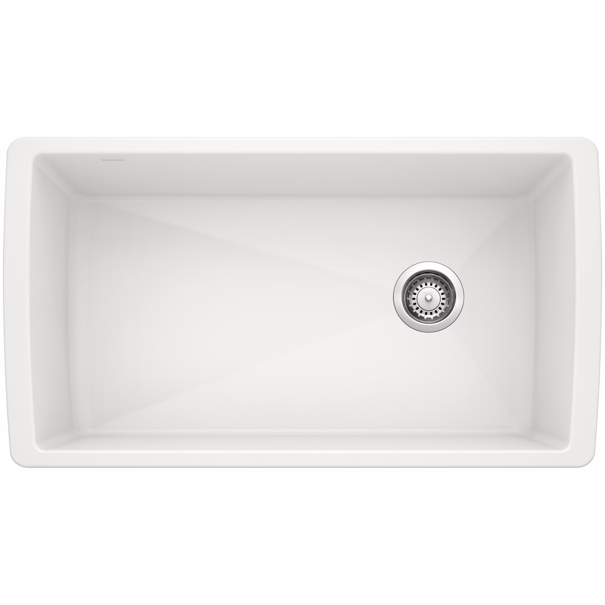 Diamond SILGRANIT 33" Super Single Undermount Kitchen Sink - White