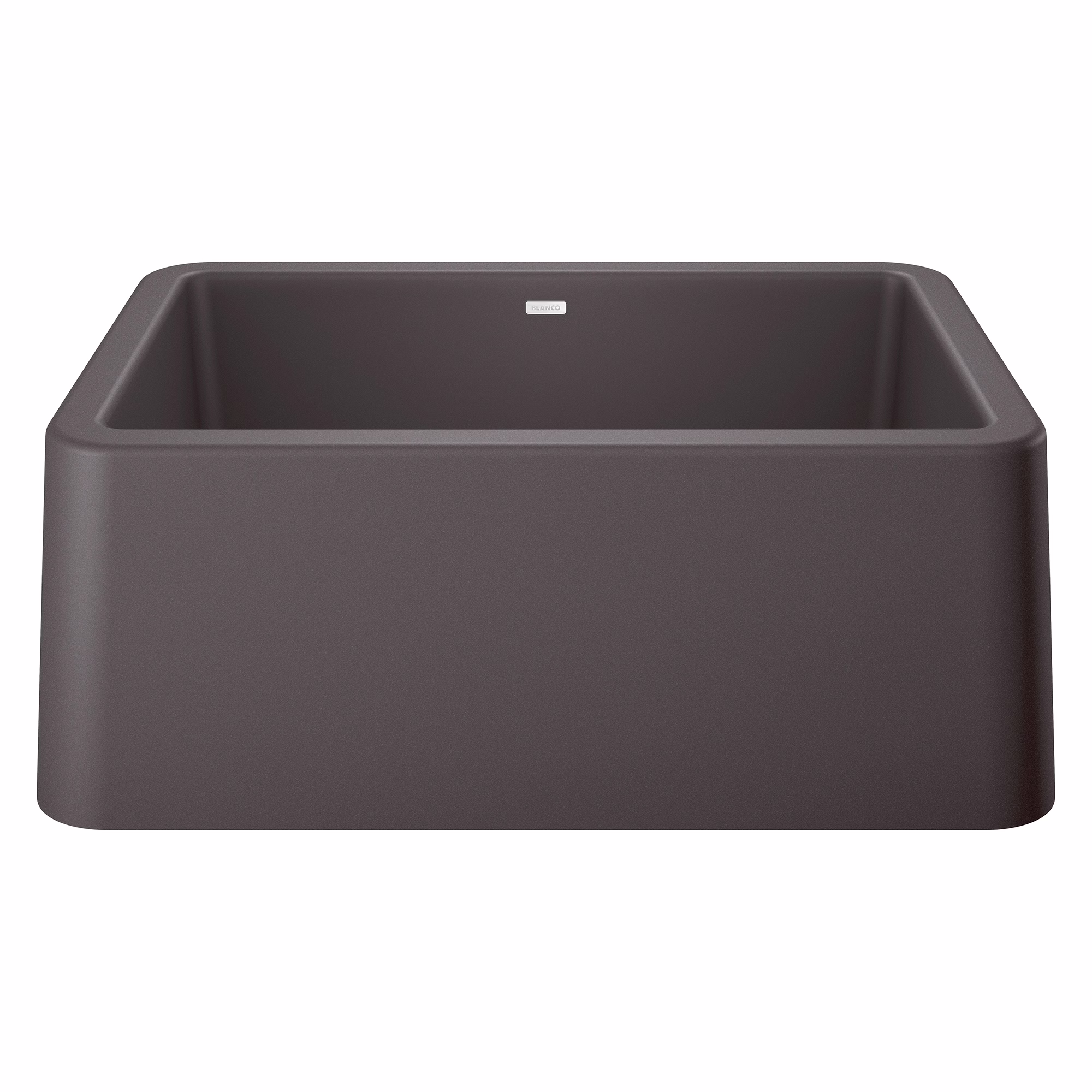 Ikon SILGRANIT 27" Single Bowl Apron-Front Farmhouse Sink - Cinder