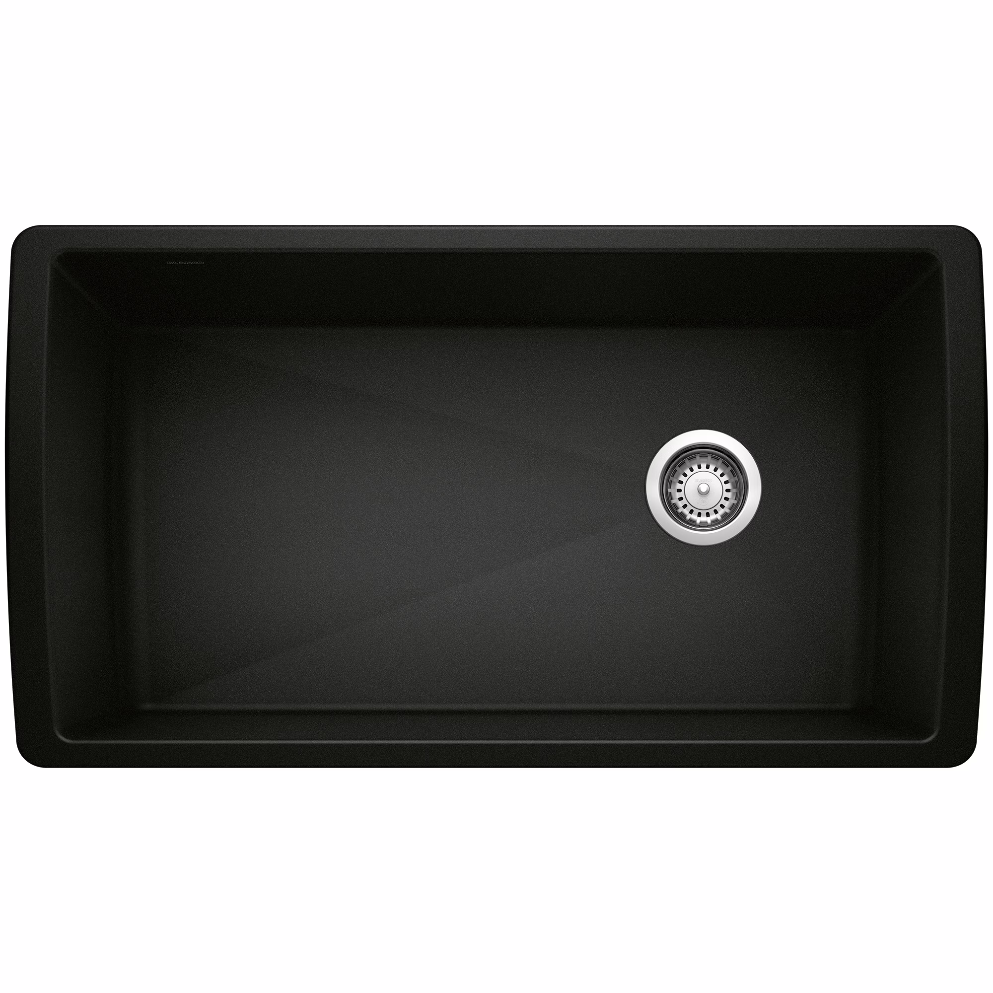 Diamond SILGRANIT 33" Super Single Undermount Kitchen Sink - Coal Black