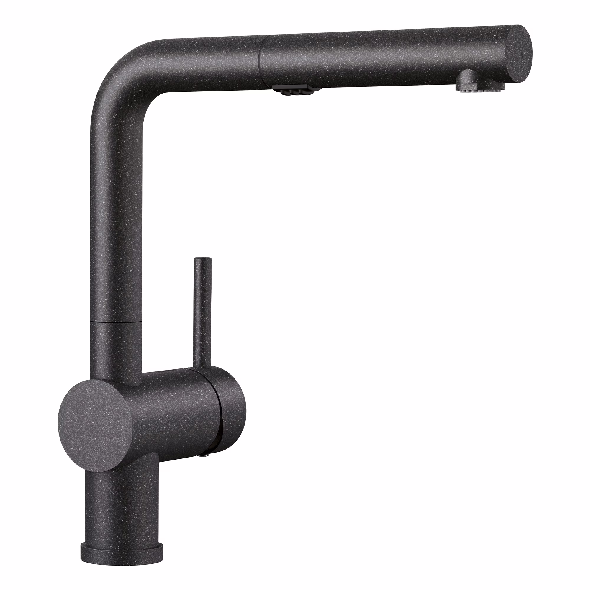 Linus Low Arc Pull-Out Dual-Spray Kitchen Faucet - Anthracite
