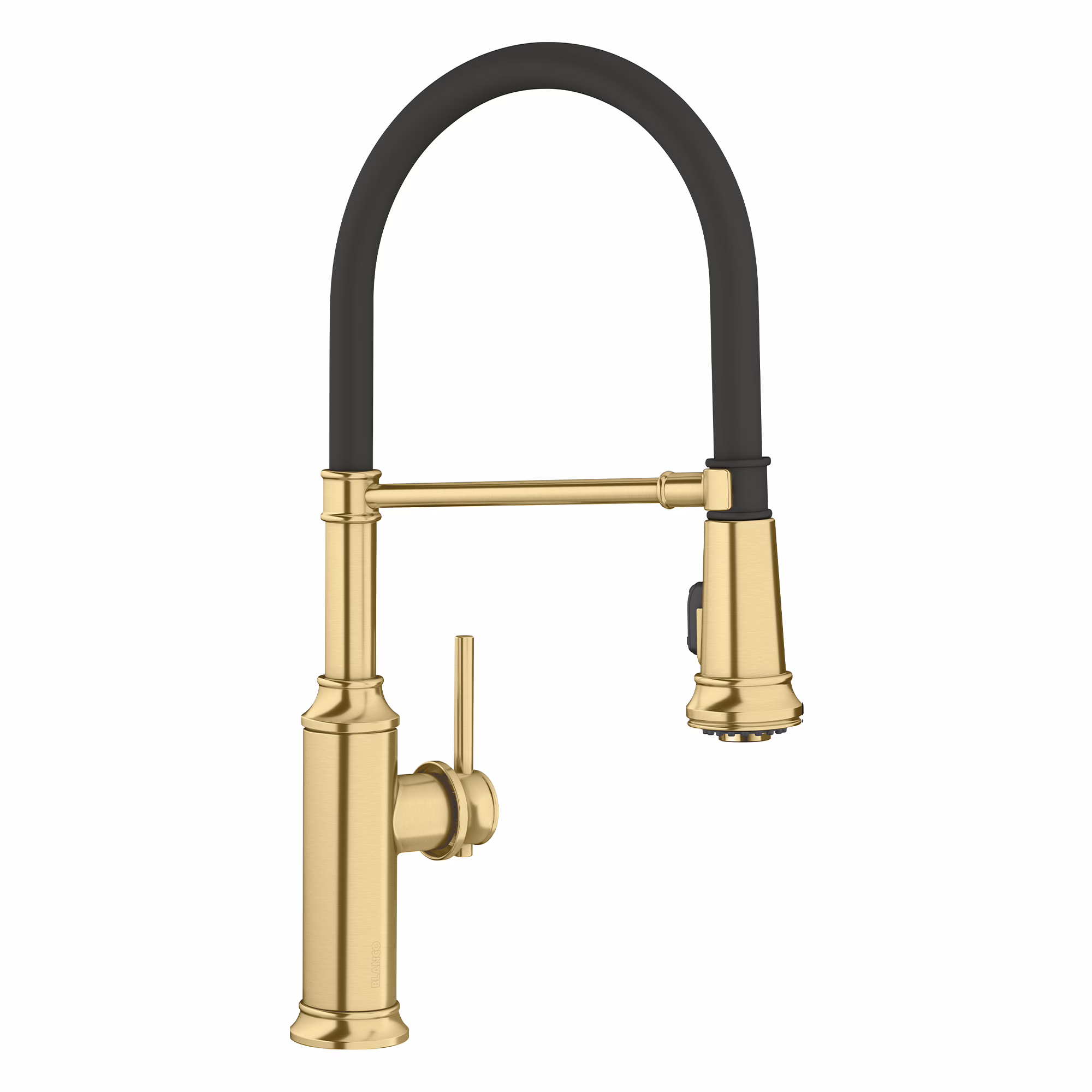 Empressa Semi-Pro Pull-Down Dual-Spray Kitchen Faucet - Satin Gold