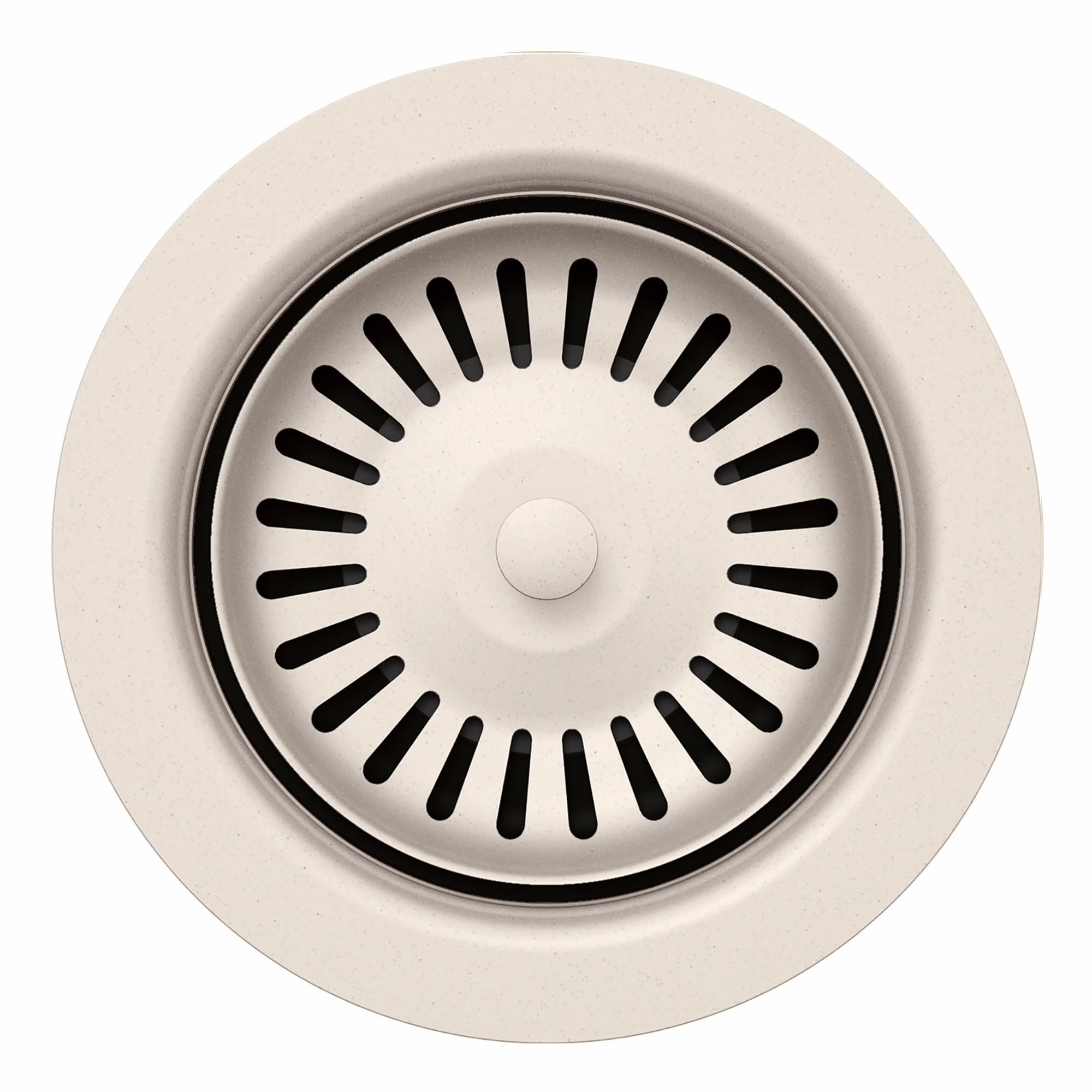 Color-Coordinated Metal Basket Strainer - Soft White