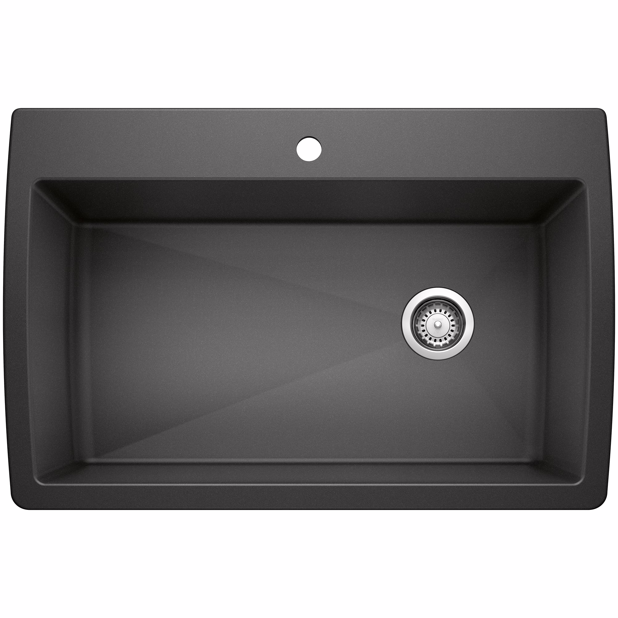Diamond SILGRANIT 33.5" Super Single Dual Mount Kitchen Sink - Anthracite