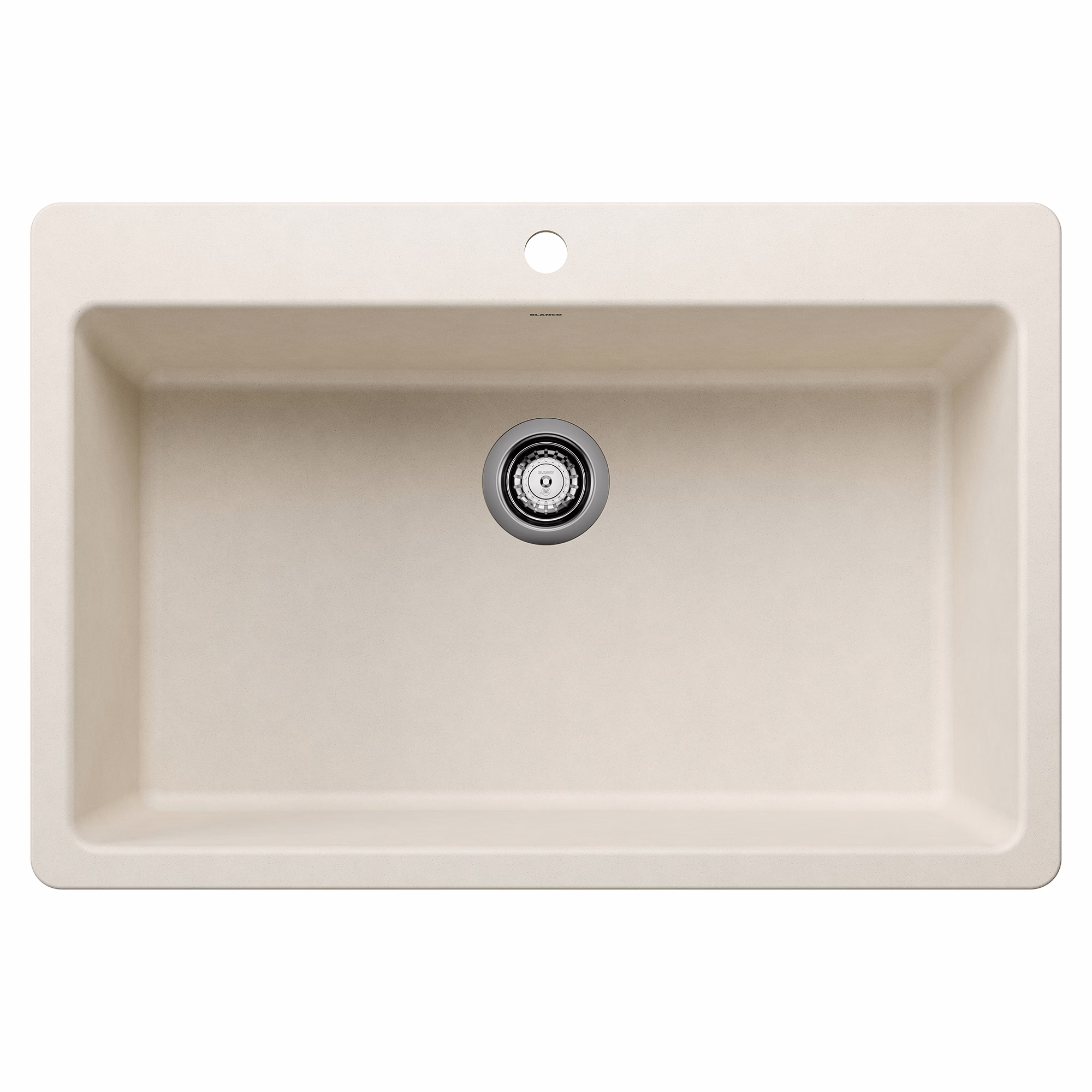 Liven SILGRANIT 33" Super Single Dual Mount Kitchen Sink - Soft White