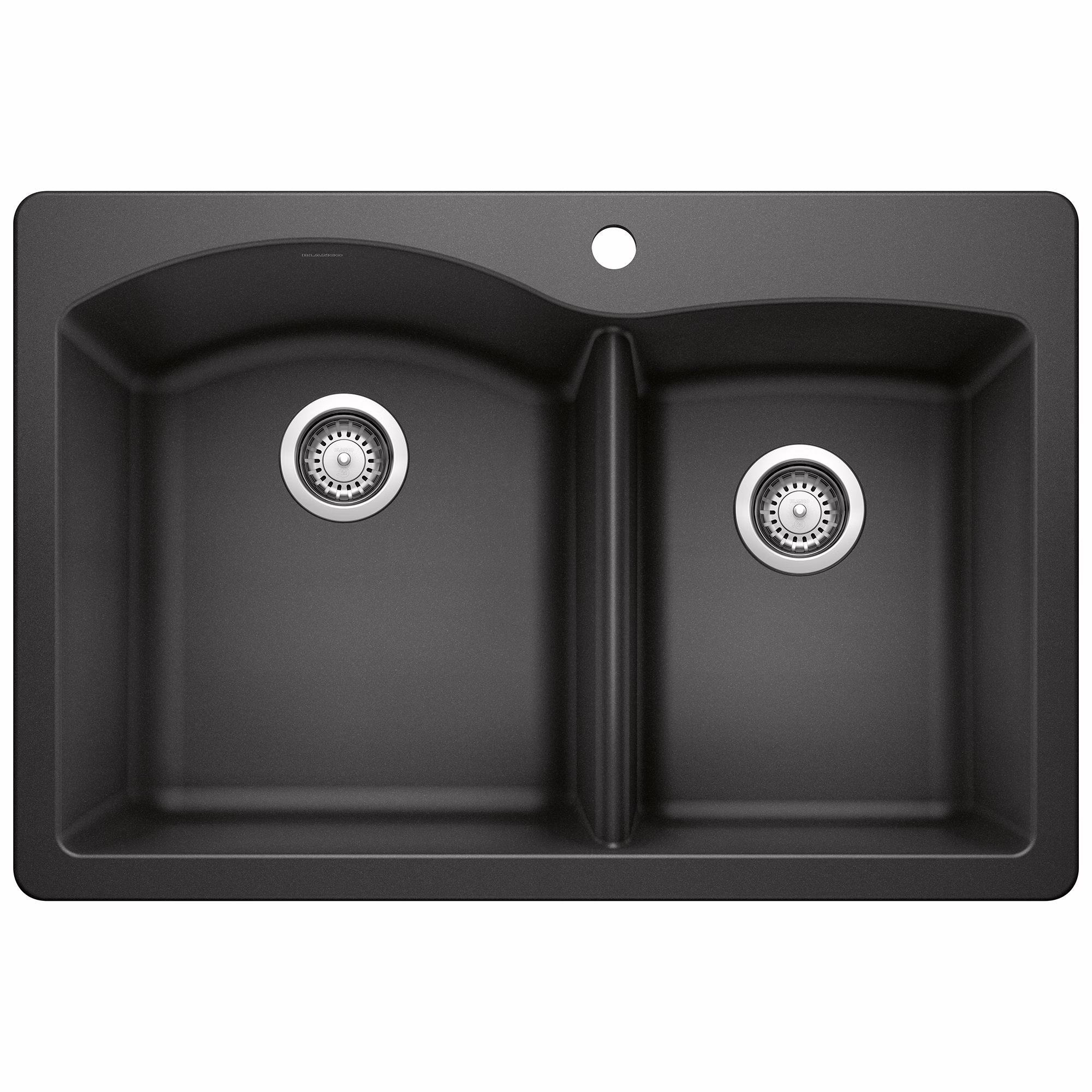Diamond SILGRANIT 33" 60/40 Double Bowl Dual Mount Kitchen Sink - Anthracite