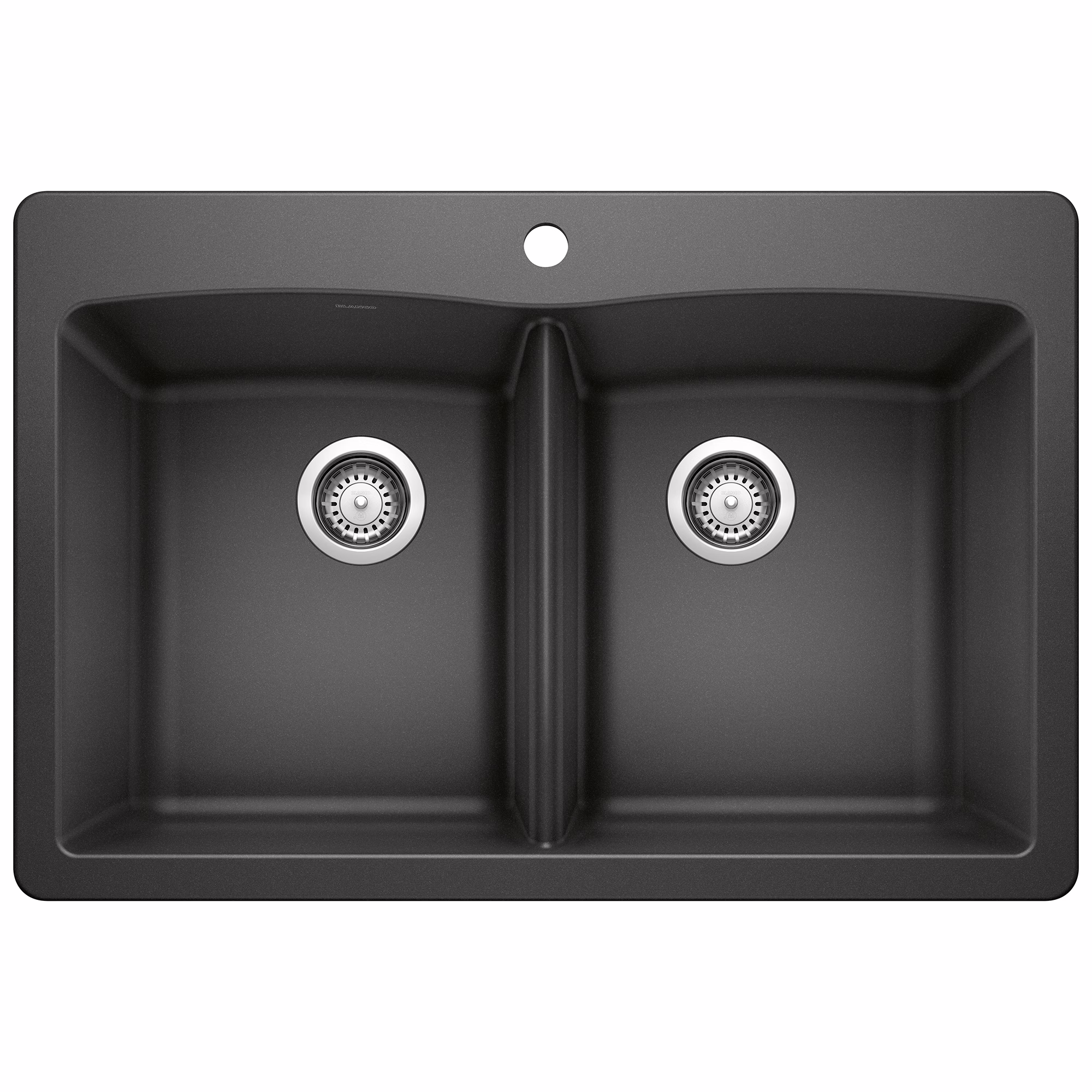 Diamond SILGRANIT 33" 50/50 Double Bowl Dual Mount Kitchen Sink - Anthracite
