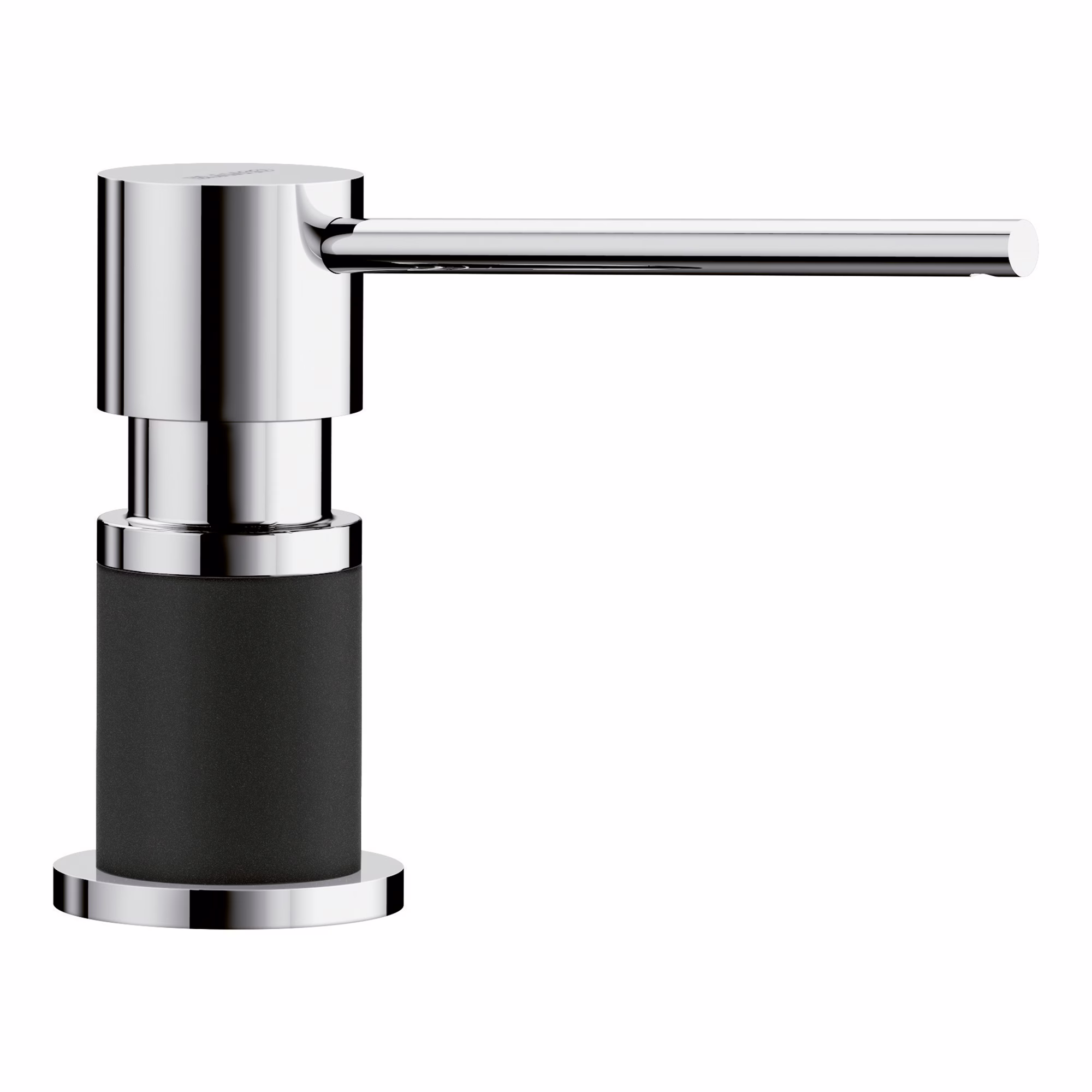 Lato Soap Dispenser - Chrome/Coal Black