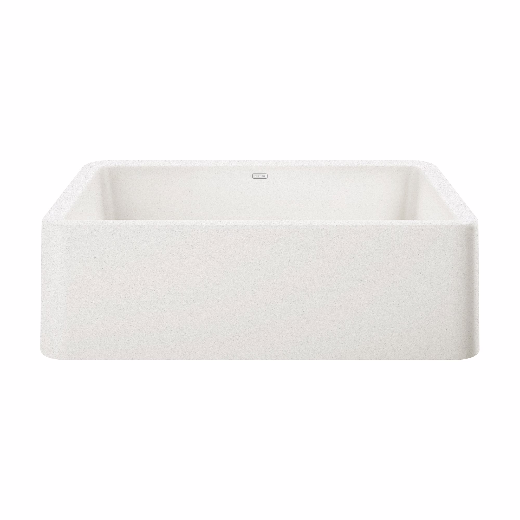 Ikon SILGRANIT 33" Single Bowl Apron-Front Farmhouse Sink - White
