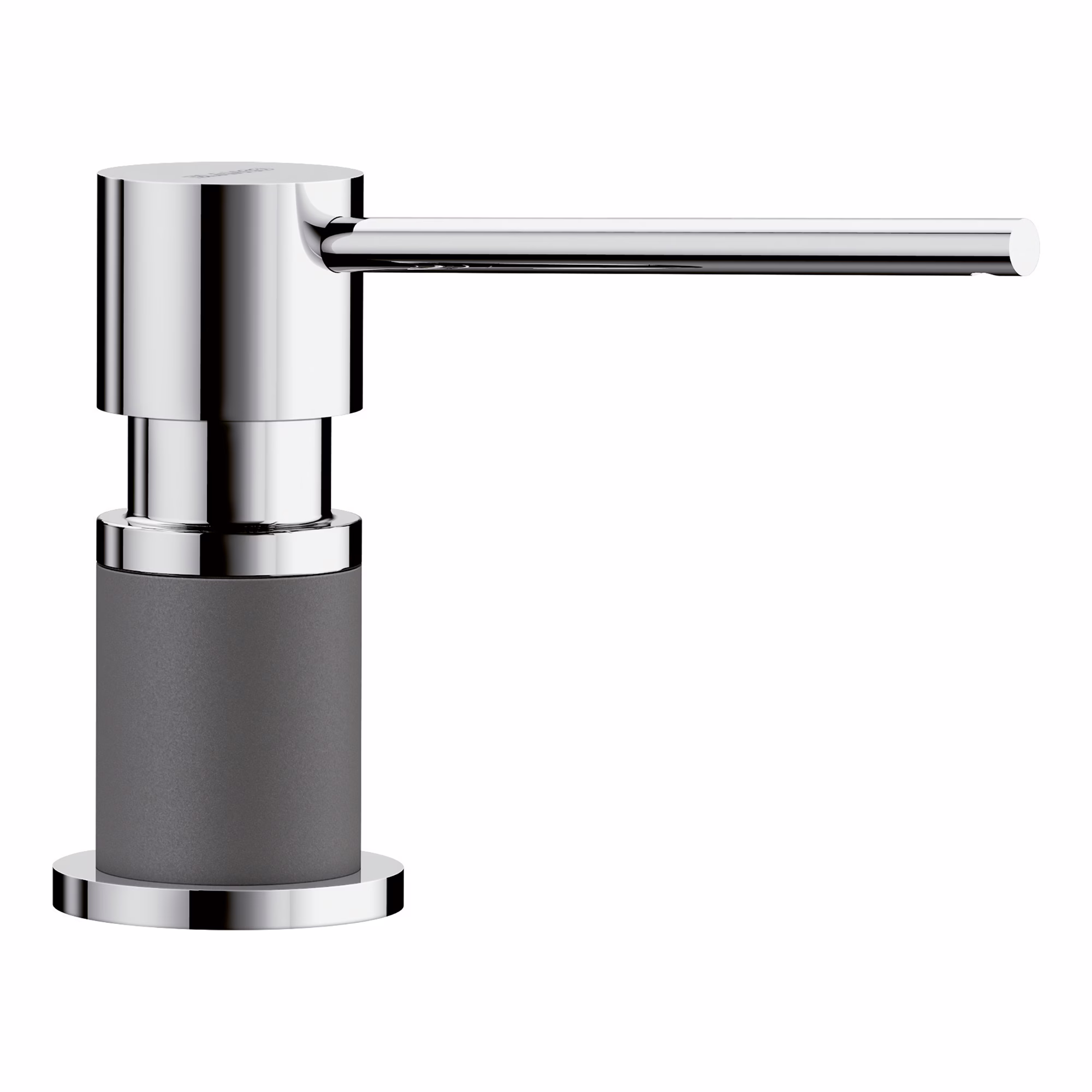 Lato Soap Dispenser - Chrome/Cinder