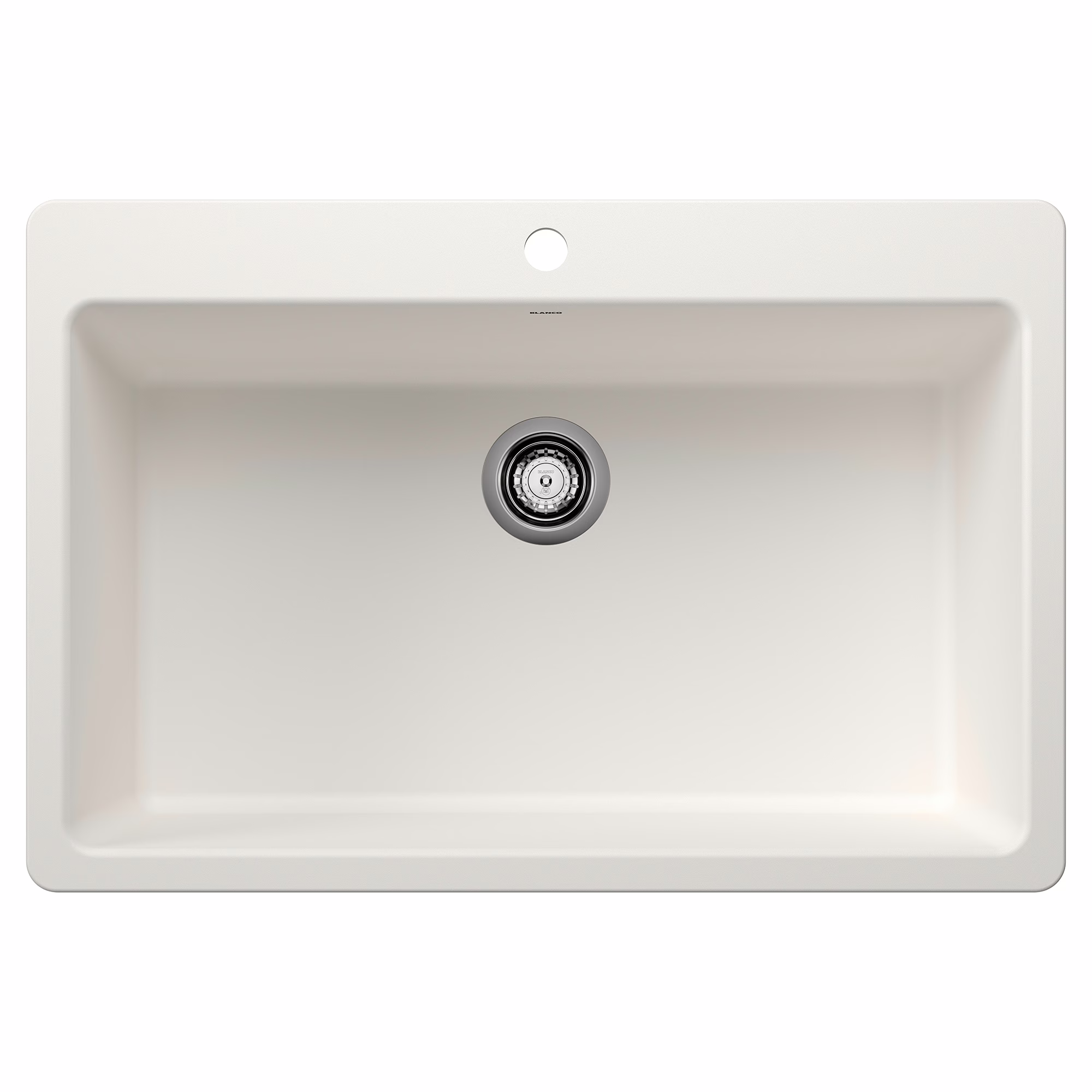 Liven SILGRANIT 33" Super Single Dual Mount Kitchen Sink - White