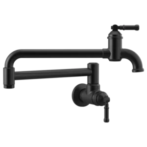 Delta Matte Black Broderick® Pot Filler Wall-Mount