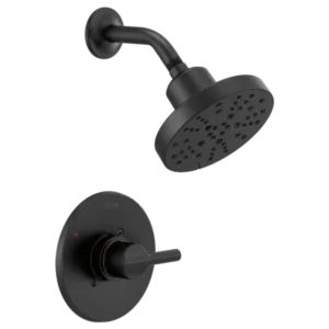 Delta Matte Black Nicoli® Shower Trim