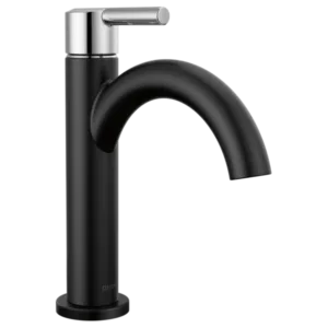 Delta Matte Black / Polished Chrome Nicoli® Single Hole