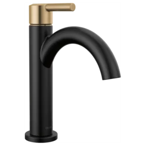 Delta Matte Black / Champagne Bronze Nicoli® Single Hole