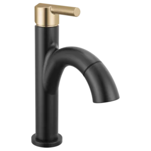 Delta Matte Black / Champagne Bronze Nicoli® Single Hole