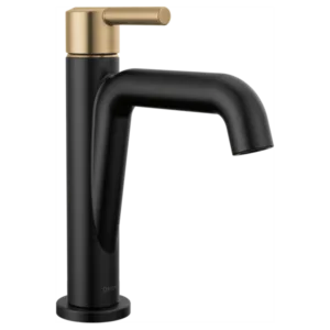 Delta Matte Black / Champagne Bronze Nicoli® Single Hole