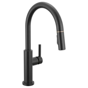 Delta Matte Black / Champagne Bronze Nicoli® Pull-Down