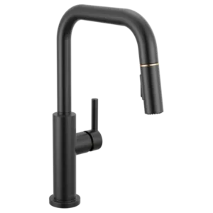 Delta Matte Black / Champagne Bronze Nicoli® Pull-Down